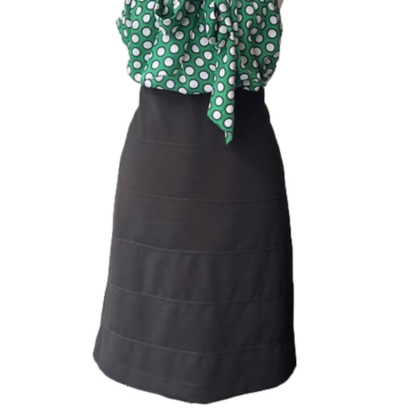 Alfani Black Stretch Pull-On Pencil Bandage Skirt Black L - Picture 1 of 12